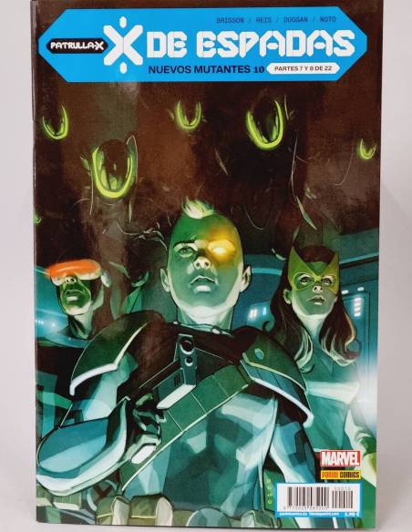 DE KIOSCO PATRULLA X DE ESPADAS NUEVOS MUTANTES 10 MARVEL COMICS PANINI GRAPA