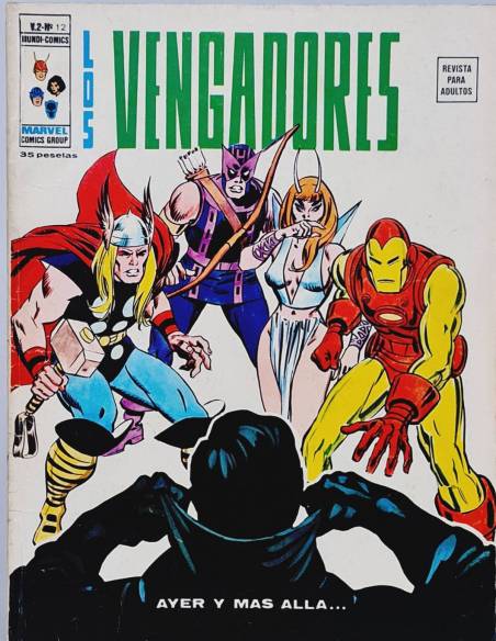 MUY BUEN ESTADO LOS VENGADORES 12 AYER Y MÁS ALLÁ VOL2 MARVEL COMICS VOL.2 VERTICE VOLUMEN