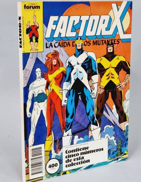 EXCELENTE FACTOR X LA CAIDA DE LOS MUTANTES 21 AL 25 RETAPADO CÓMICS FORUM MARVEL