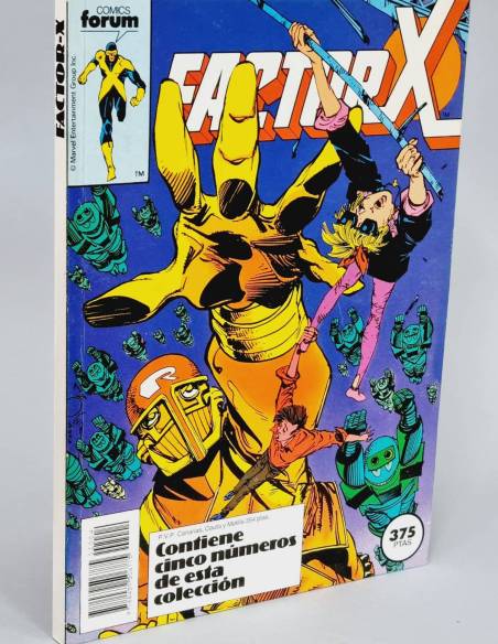 EXCELENTE FACTOR X 16 AL 20 RETAPADO CÓMICS FORUM MARVEL
