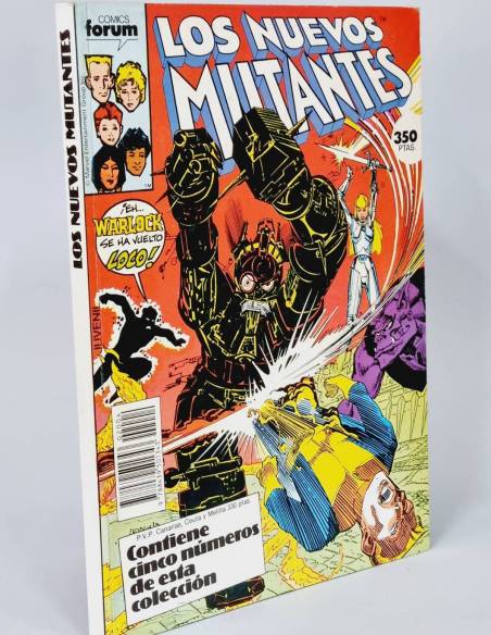 EXCELENTE LOS NUEVOS MUTANTES 31 AL 35 RETAPADO CÓMICS FORUM MARVEL