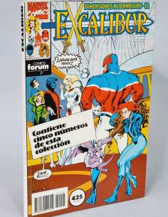 EXCELENTE EXCALIBUR 21 AL 25 RETAPADO MARVEL COMICS FORUM