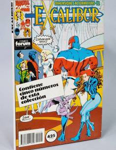 CASI EXCELENTE EXCALIBUR 21 AL 25 RETAPADO MARVEL COMICS...