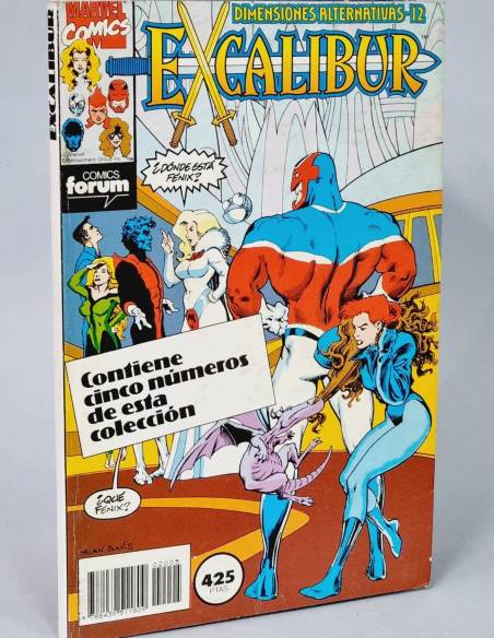 CASI EXCELENTE EXCALIBUR 21 AL 25 RETAPADO MARVEL COMICS FORUM