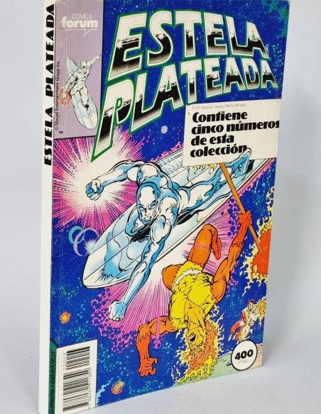 MUY BUEN ESTADO ESTELA PLATEADA 11 AL 15 RETAPADO MARVEL COMICS FORUM