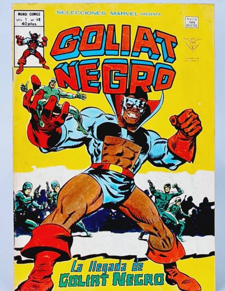 SELECCIONES MARVEL 48 GOLIAT NEGRO CÓMICS EDICIONES VERTICE BUEN ESTADO
