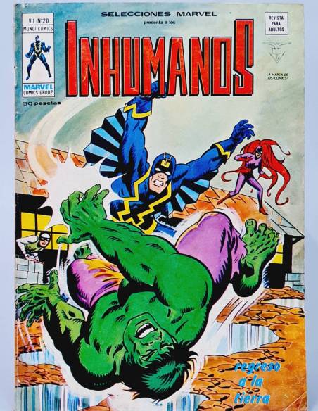 SELECCIONES MARVEL 20 INHUMANOS CÓMICS EDICIONES VERTICE NORMAL ESTADO
