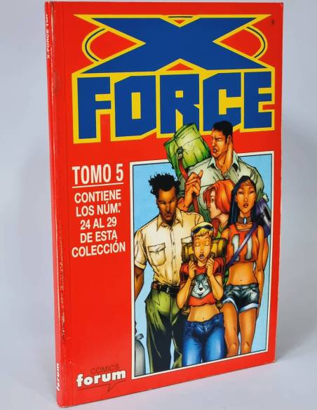X FORCE 24 AL 29 RETAPADO TOMO 5 MARVEL COMICS FORUM CÓMICS BUEN ESTADO