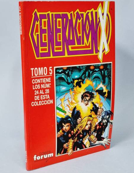 CASI EXCELENTE GENERACION X 24 AL 28 RETAPADO TOMO 5 MARVEL FORUM CÓMICS