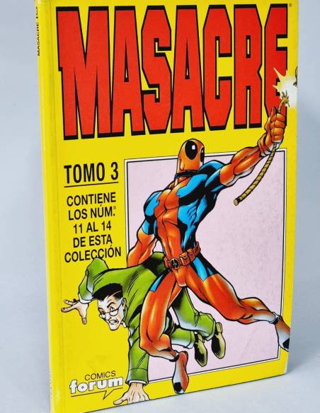 MASACRE 11 AL 14 RETAPADO TOMO 3 MARVEL COMICS FORUM CÓMICS MUY BUEN ESTADO
