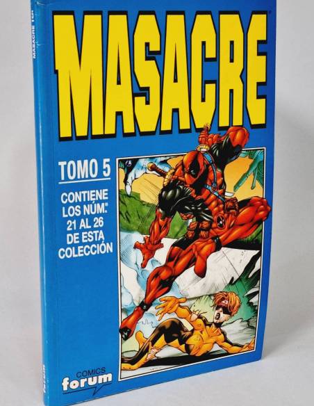 MASACRE 21 AL 26 RETAPADO TOMO 5 MARVEL COMICS FORUM CÓMICS MUY BUEN ESTADO