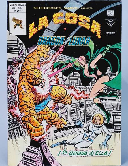 SELECCIONES MARVEL 52 LA COSA Y DRAGON LUNAR CÓMICS EDICIONES VERTICE MUY BUEN ESTADO