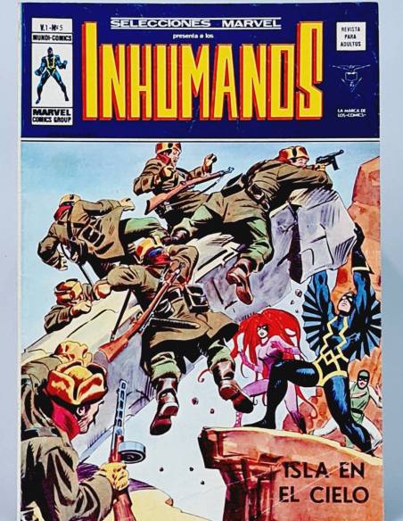 SELECCIONES MARVEL 5 INHUMANOS CÓMICS EDICIONES VERTICE MUY BUEN ESTADO