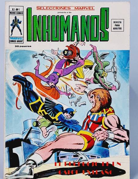 CASI EXCELENTE SELECCIONES MARVEL 1 INHUMANOS CÓMICS EDICIONES VERTICE