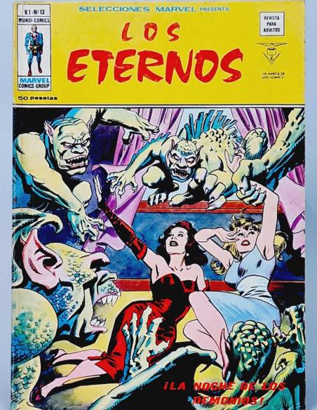 SELECCIONES MARVEL 13 LOS ETERNOS CÓMICS EDICIONES VERTICE BUEN ESTADO