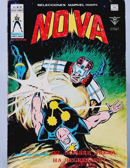 SELECCIONES MARVEL 30 NOVA CÓMICS EDICIONES VERTICE NORMAL ESTADO