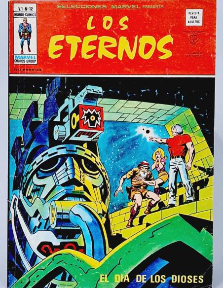 CASI EXCELENTE SELECCIONES MARVEL 12 LOS ETERNOS EL DIA DE LOS DIOSES CÓMICS VERTICE