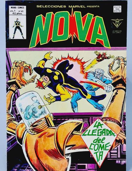 CASI EXCELENTE SELECCIONES MARVEL 41 NOVA LA LLEGADA DEL COMETA CÓMICS VERTICE