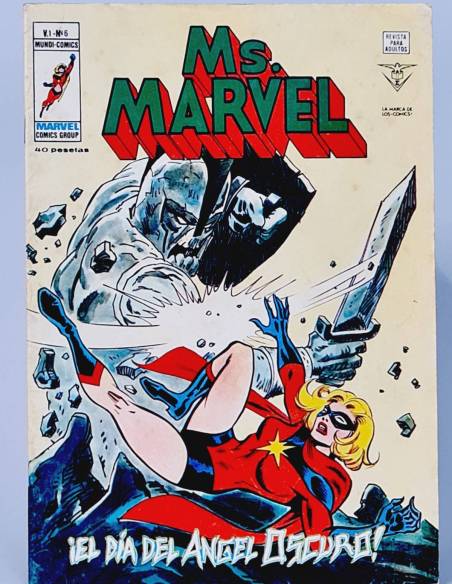 MS MARVEL 6 EL DÍA DEL ÁNGEL OSCURO CÓMICS MARVEL EDICIONES VERTICE MUY BUEN ESTADO