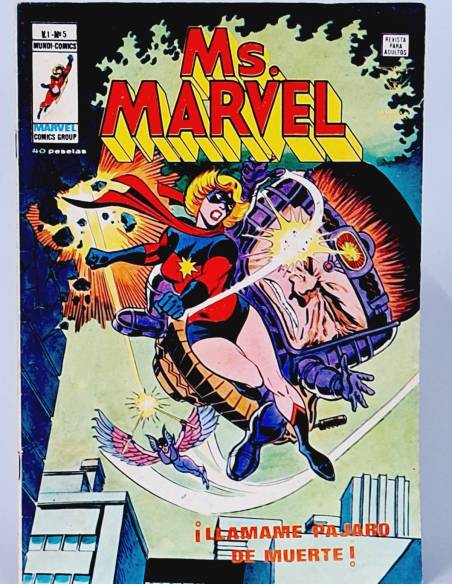MS MARVEL 5 LLÁMAME PÁJARO DE MUERTE CÓMICS MARVEL EDICIONES VERTICE MUY BUEN ESTADO