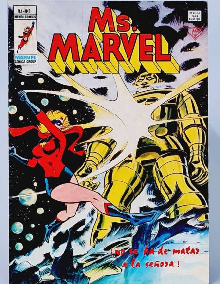 MS MARVEL 2 NO SE HA DE MATAR A LA SEÑORA CÓMICS MARVEL EDICIONES VERTICE MUY BUEN ESTADO