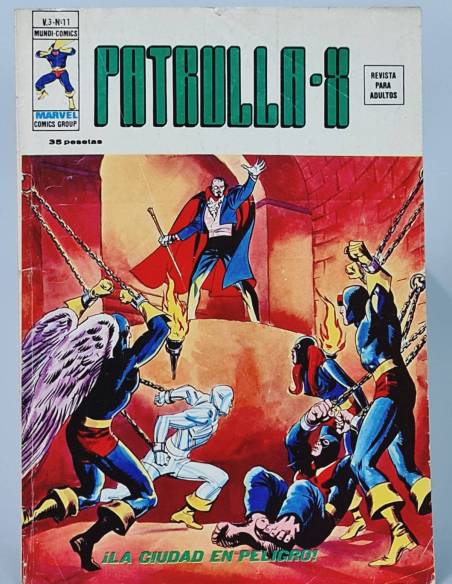 PATRULLA X 11 LA CIUDAD EN PELIGRO VOL3 CÓMICS MARVEL VERTICE VOL.3 VOLUMEN BUEN ESTADO