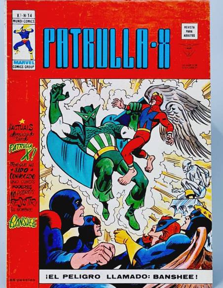 PATRULLA X 14 EL PELIGRO LLAMADO BANSHEE VOL3 CÓMICS MARVEL VERTICE VOL.3 VOLUMEN MUY BUEN ESTADO