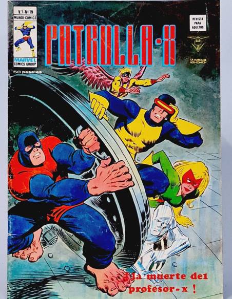PATRULLA X 19 LA MUERTE DEL PROFESOR X VOL3 CÓMICS MARVEL VERTICE VOL.3 VOLUMEN MUY BUEN ESTADO