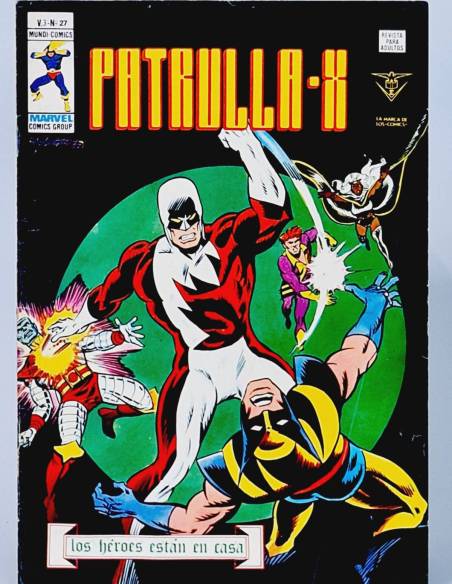 PATRULLA X 27 LOS HÉROES ESTÁN EN CASA VOL3 CÓMICS MARVEL VERTICE VOL.3 VOLUMEN MUY BUEN ESTADO