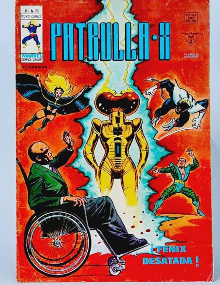 PATRULLA X 25 FENIX DESATADA VOL3 CÓMICS MARVEL VERTICE VOL.3 VOLUMEN NORMAL ESTADO