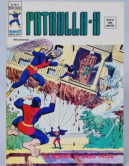 CASI EXCELENTE PATRULLA X 9 EL HOMBRE DE HIELO PELEA VOL3 CÓMICS MARVEL VERTICE VOL.3 VOLUMEN