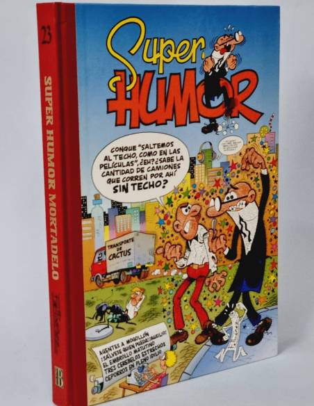 CASI EXCELENTE SUPER HUMOR MORTADELO 23 PRIMERA EDICION EDICIONES B TAPA DURA