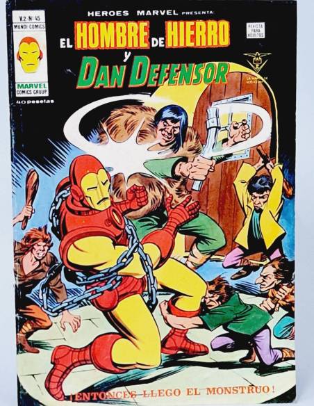 HÉROES MARVEL 45 ENTONCES LLEGÓ EL MONSTRUO COMICS VERTICE VOL2 VOLUMEN VOL.2 BUEN ESTADO