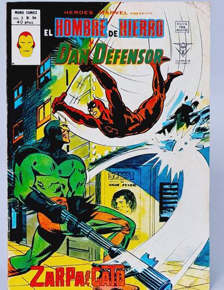 HÉROES MARVEL 54 ZARPA DE GATO COMICS VERTICE VOL2 VOLUMEN VOL.2 BUEN ESTADO