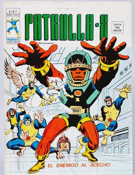CASI EXCELENTE PATRULLA X 7 EL ENEMIGO AL ACECHO VOL3 CÓMICS MARVEL VERTICE VOL.3 VOLUMEN