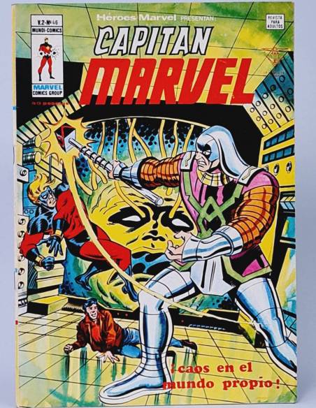 HÉROES MARVEL 46 CAOS EN EL MUNDO PROPIO CAPITÁN COMICS VERTICE VOL2 VOLUMEN VOL.2 MUY BUEN ESTADO