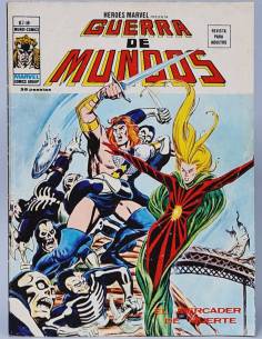 HÉROES MARVEL 24 MERCADER DE MUERTE GUERRA DE MUNDOS...