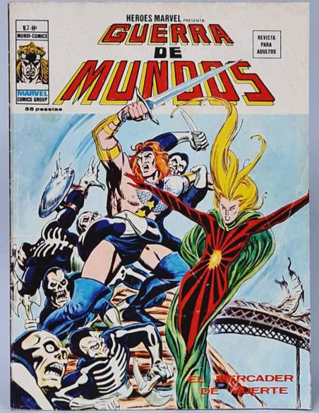 HÉROES MARVEL 24 MERCADER DE MUERTE GUERRA DE MUNDOS COMICS VERTICE VOL2 VOLUMEN VOL.2 BUEN ESTADO