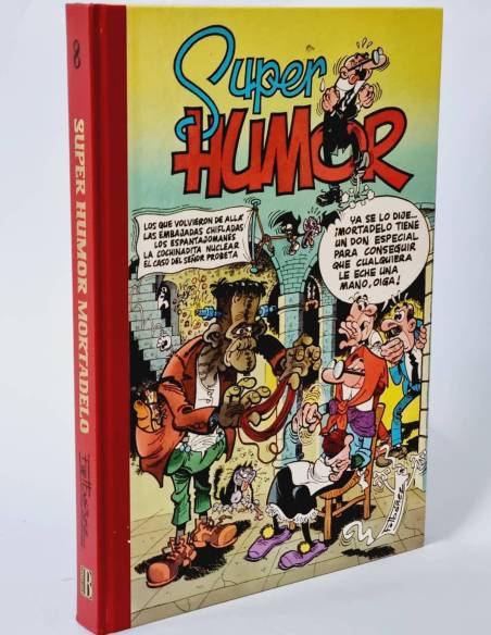 CASI EXCELENTE SUPER HUMOR MORTADELO 8 SEGUNDA EDICION EDICIONES B TAPA DURA