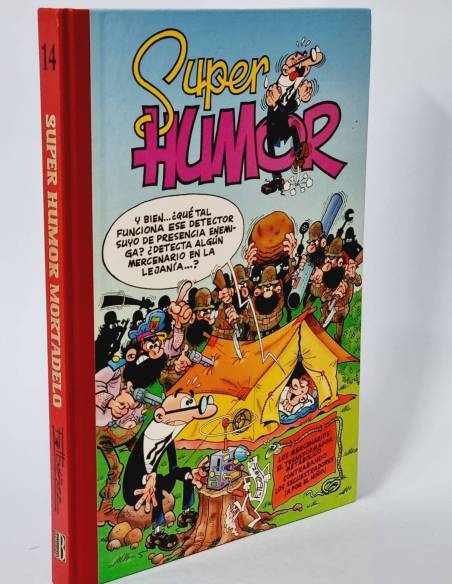CASI EXCELENTE SUPER HUMOR MORTADELO 14 PRIMERA EDICION EDICIONES B TAPA DURA