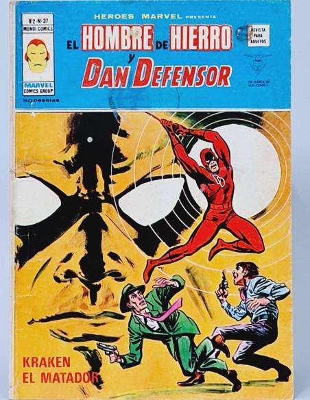 HÉROES MARVEL 37 KRAKEN EL MATADOR COMICS VERTICE VOL2 VOLUMEN VOL.2 BUEN ESTADO