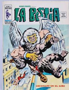 HÉROES MARVEL 15 LA BESTIA ASESINATO EN EL AIRE COMICS...