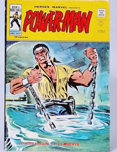 HÉROES MARVEL 32 ÉL AFORTUNADO POWER-MAN COMICS VERTICE VOL2 VOLUMEN VOL.2 MUY BUEN ESTADO