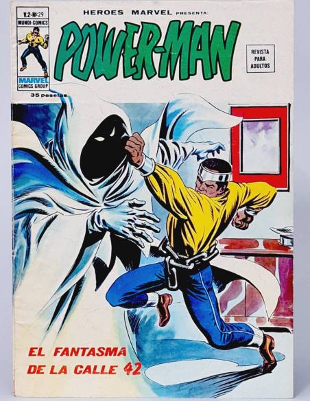 HÉROES MARVEL 29 EL FANTASMA POWER-MAN COMICS VERTICE VOL2 VOLUMEN VOL.2 MUY BUEN ESTADO