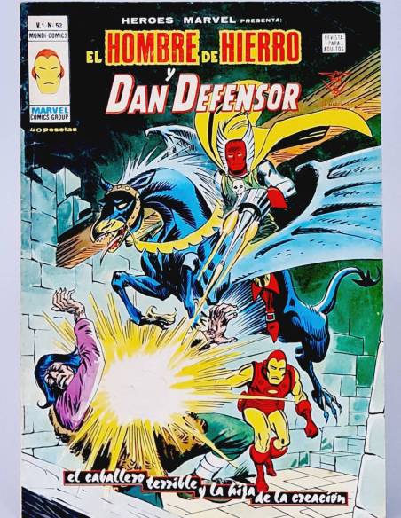 HÉROES MARVEL 52 EL CABALLERO HIERRO COMICS MARVEL VERTICE VOL2 VOLUMEN VOL.2 MUY BUEN ESTADO
