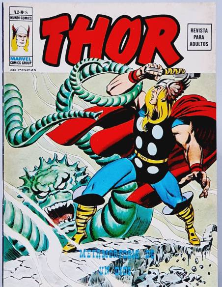 EXCELENTE THOR 5 METAMORFOSIS DE UN DIOS COMICS MARVEL VERTICE VOL2 VOLUMEN VOL.2
