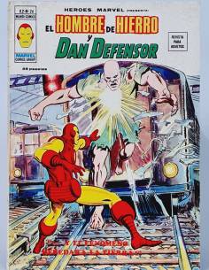HÉROES MARVEL 26 HIERRO DAN DEFENSOR CÓMICS VERTICE VOL2...