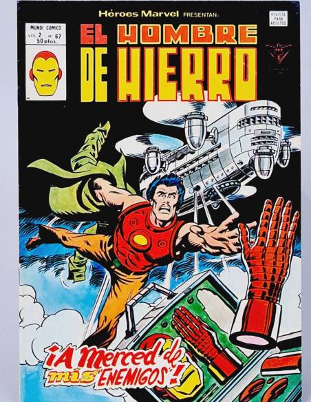 EXCELENTE HÉROES MARVEL 67 HOMBRE HIERRO A MERCED DE MAS ENEMIGOS CÓMICS VERTICE VOL2 VOLUMEN VOL.2