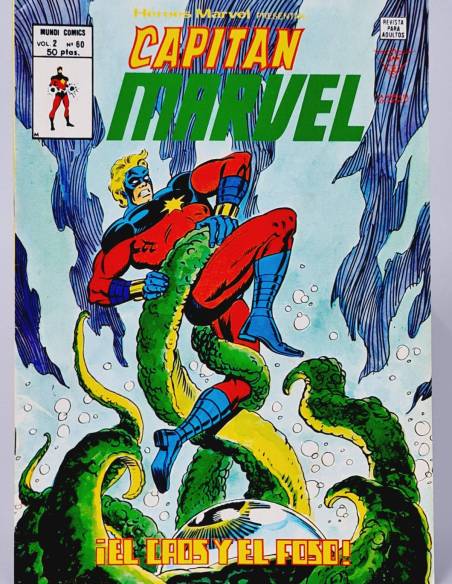 EXCELENTE HÉROES MARVEL 60 CAPITÁN EL CAOS Y EL FOSO CÓMICS VERTICE VOL2 VOLUMEN VOL.2