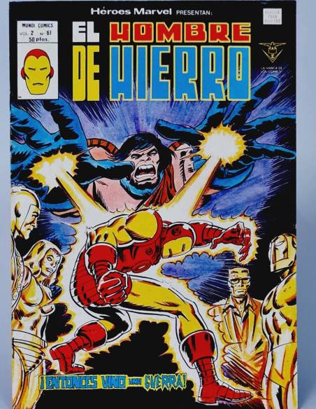 CASI EXCELENTE HÉROES MARVEL 61 ENTONCES EL HOMBRE DE HIERRO CÓMICS VERTICE VOL2 VOLUMEN VOL.2